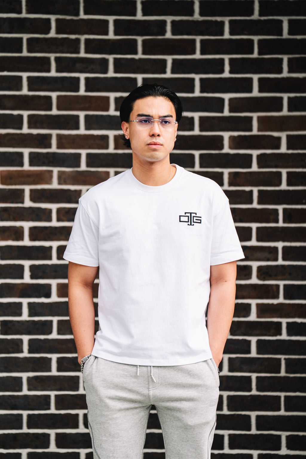 White OG Logo Tee