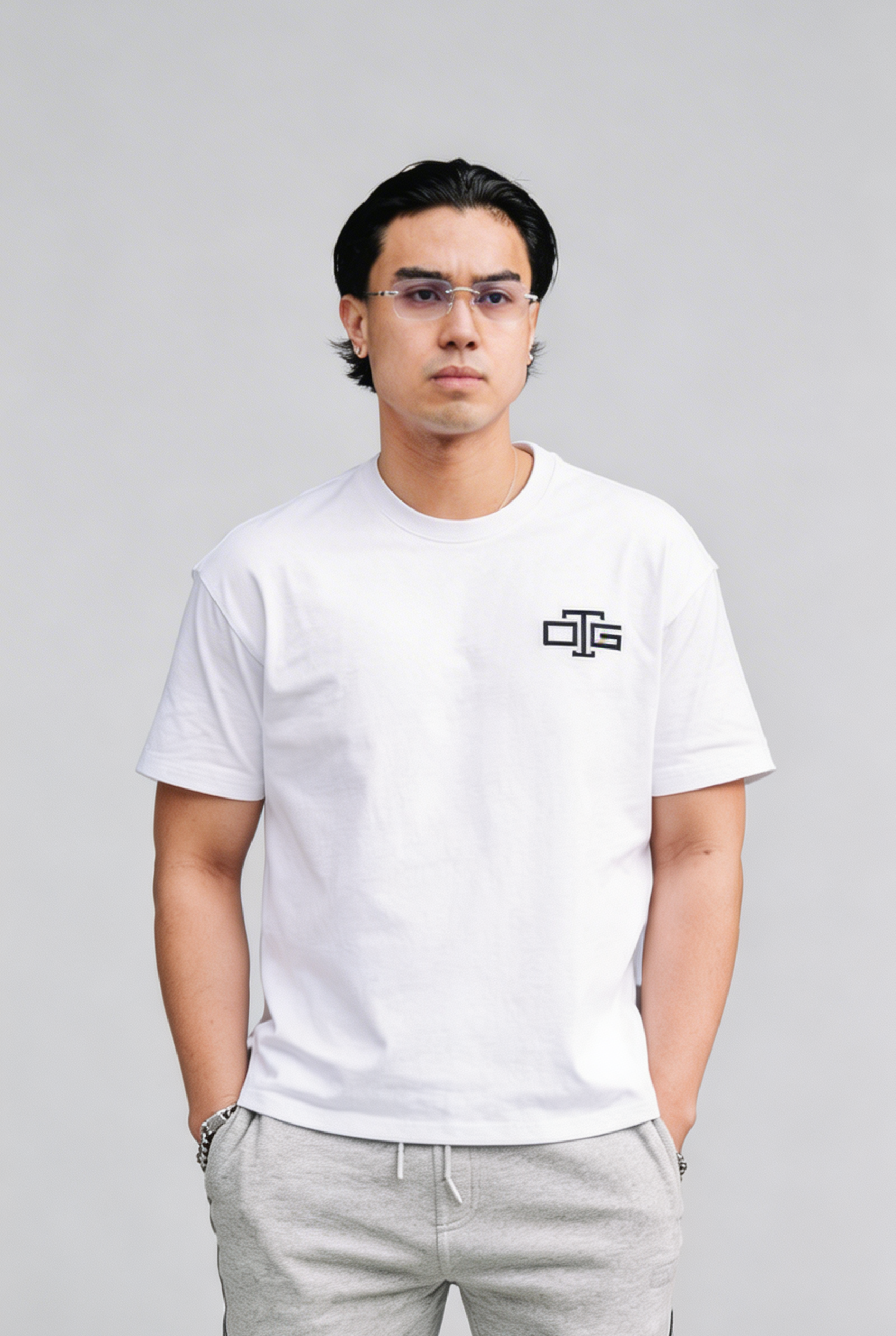 White OG Logo Tee